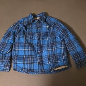 Place Cozy Blue Plaid Outerwear